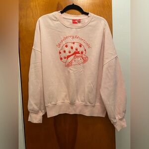 Strawberry Shortcake Pink Crewneck Sweatshirt